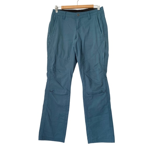 Kuhl Pants - Kuhl Hiking Pants Women 4 Short Teal Blue Articulated Knee Gorpcore Outdoor